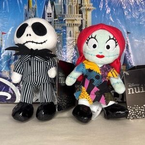 Disney parks nightmare before Christmas Jack Skellington & Sally nuimos NWT